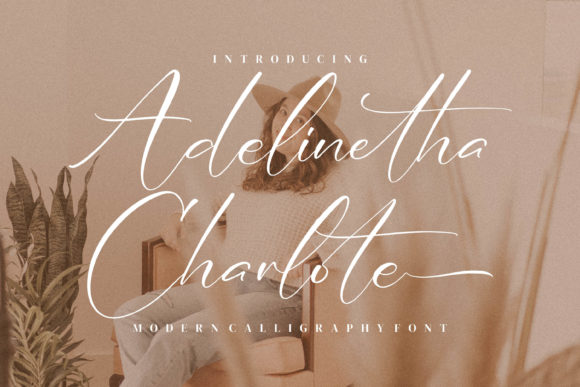 Adelinetha Charlote Font for Web Design