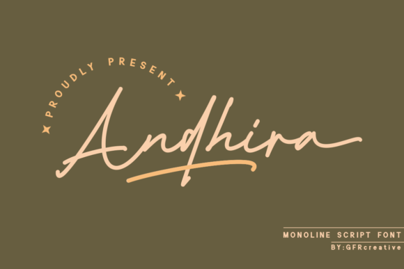 Andhira Typeface for Modern Editorial Design