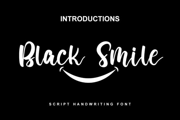 Black Smile Typeface for Modern Branding