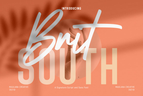 Britsouth Font for Modern Editorial Design
