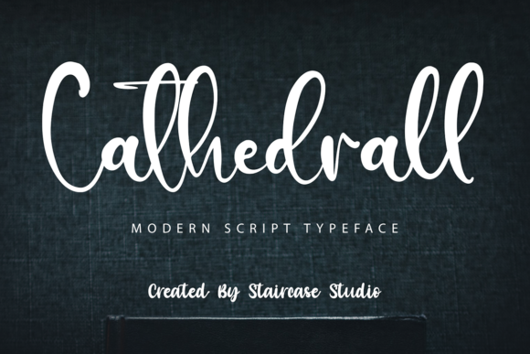 Cathedrall: A Modern Script Font for Makers