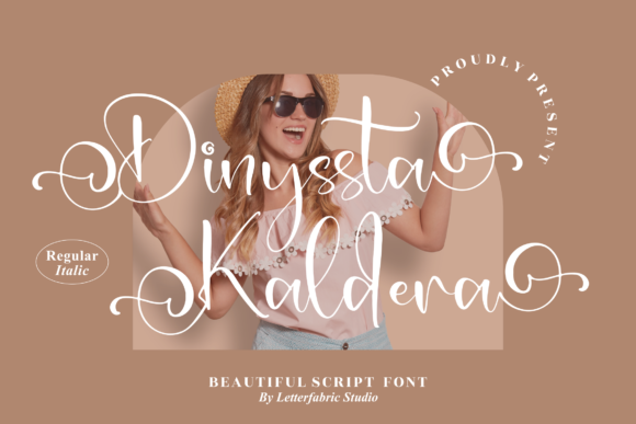 Dinyssta Kaldera: A Script Font for Editorial Design