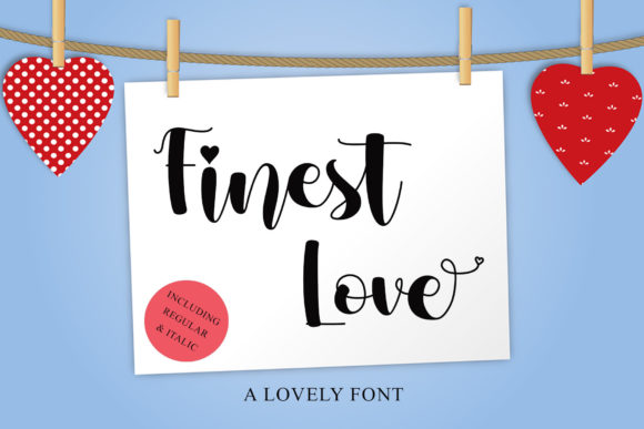 Finest Love Typeface for Elegant Business Branding