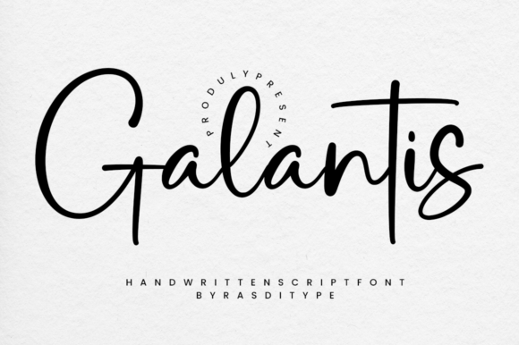 Galantis Script Font for Elegant Editorial Design