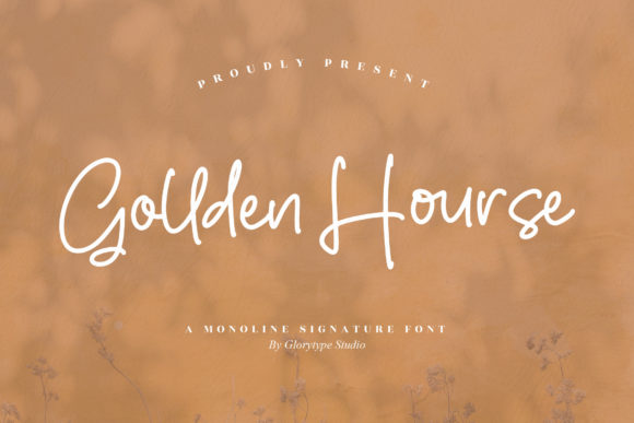 Gollden Hourse: A Refined Script Typeface for Editorial Design