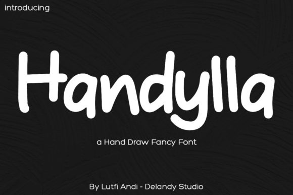 Handylla: A Confident Script Font for Modern Editorial Design