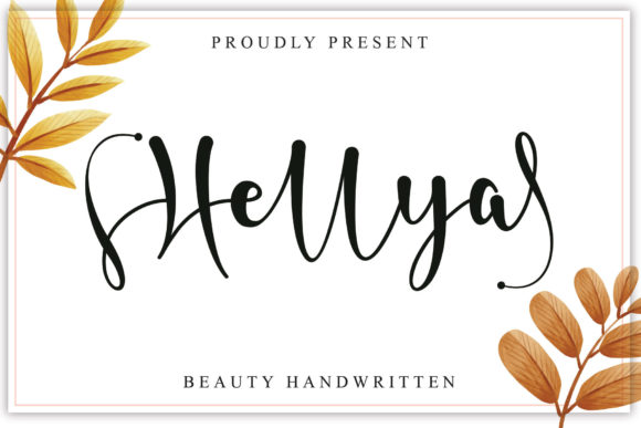 Hellya: The Elegant Script Font for Modern Editorial Design