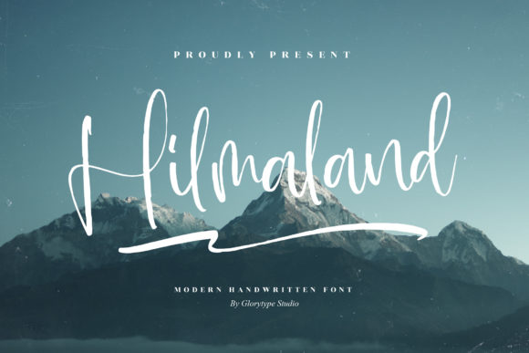 Hilmaland: A Natural Script Font for Authentic Branding
