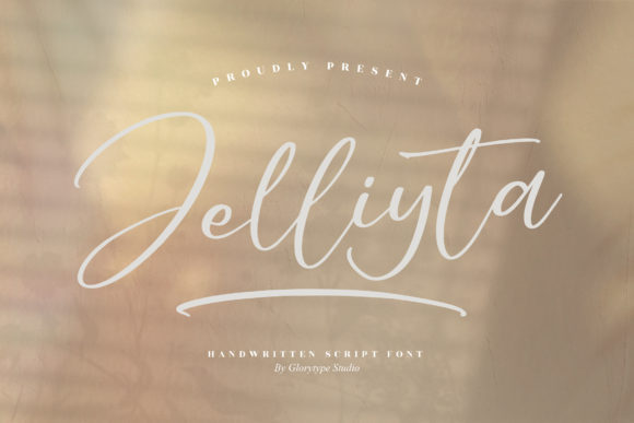 Jelliyta: A Handwritten Script Font for Makers