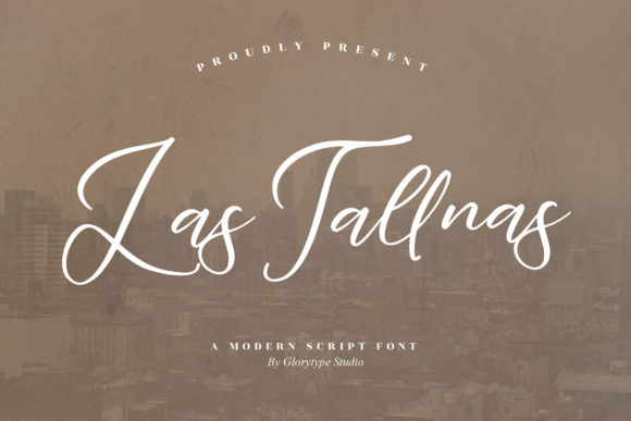 Las Tallnas: A Script Typeface for Editorial Elegance
