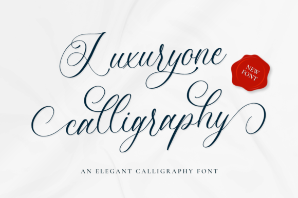 Luxuryone Calligraphy Font for Elegant Web Design