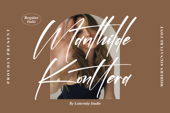 Manthilde Konttera: The Script Font for Elegant Campaigns