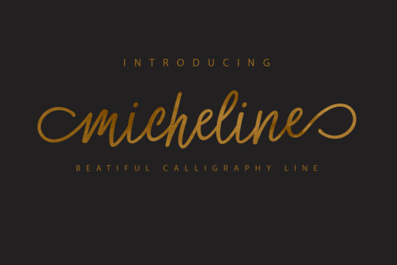 Micheline: A Script Font for Elegant Branding