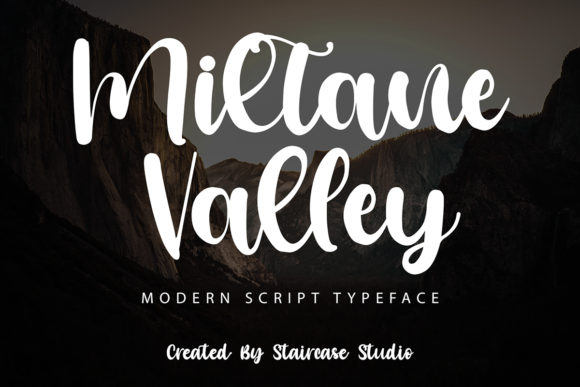 Miltane Valley Font for Modern Web Design