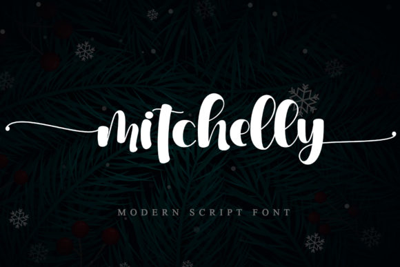 Mitchelly: A Refined Script Font for Editorial Design