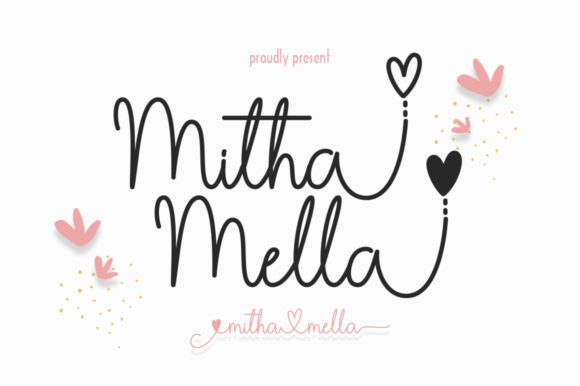 Mitha Mella: A Delicate Script Font for Editorial Design