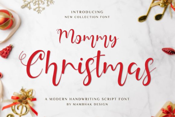 Mommy Christmas: A Graceful Script Font for Campaigns