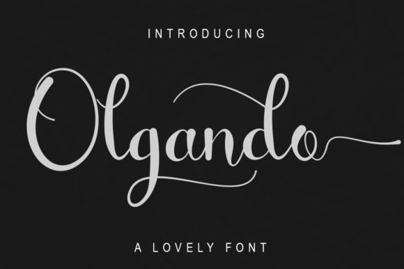 Olgando: The Script Font That Elevates Small Business Branding