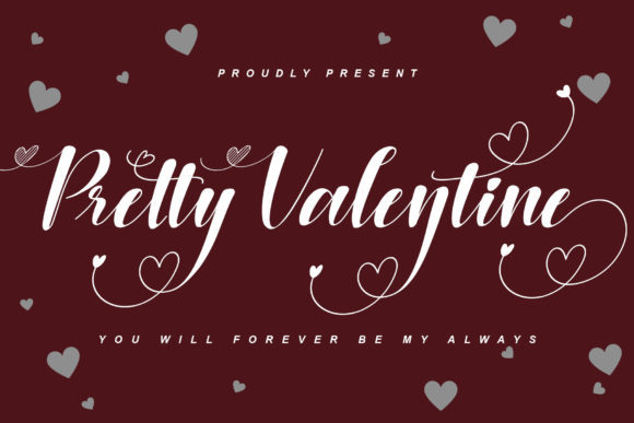 Pretty Valentine: A Romantic Script Font for Editorial Design