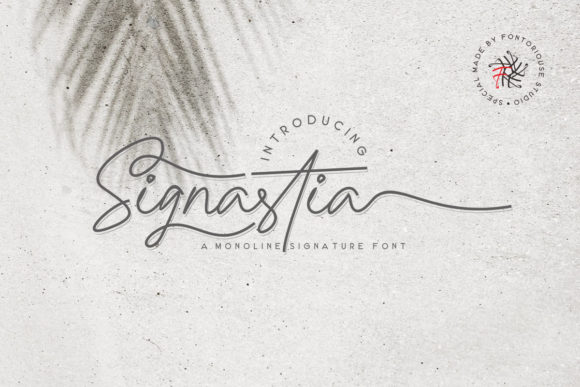 Signastia: A Modern Script Font for Elegant Branding
