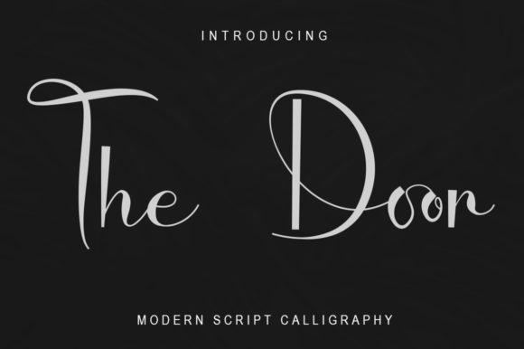 The Door: A Playful Script Font for Web Design