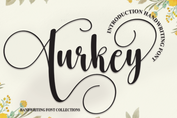 Turkey Script Font for Elegant Campaign Design