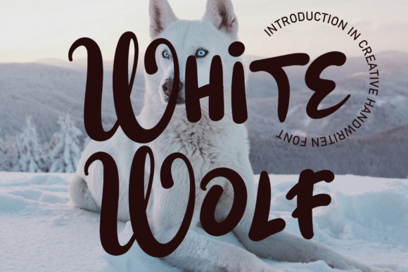 White Wolf Font for Elegant Campaign Design